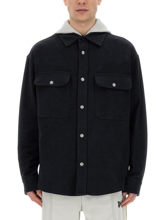 PALM ANGELS Men Jacket PMES021 R24FAB0011005 BLACK