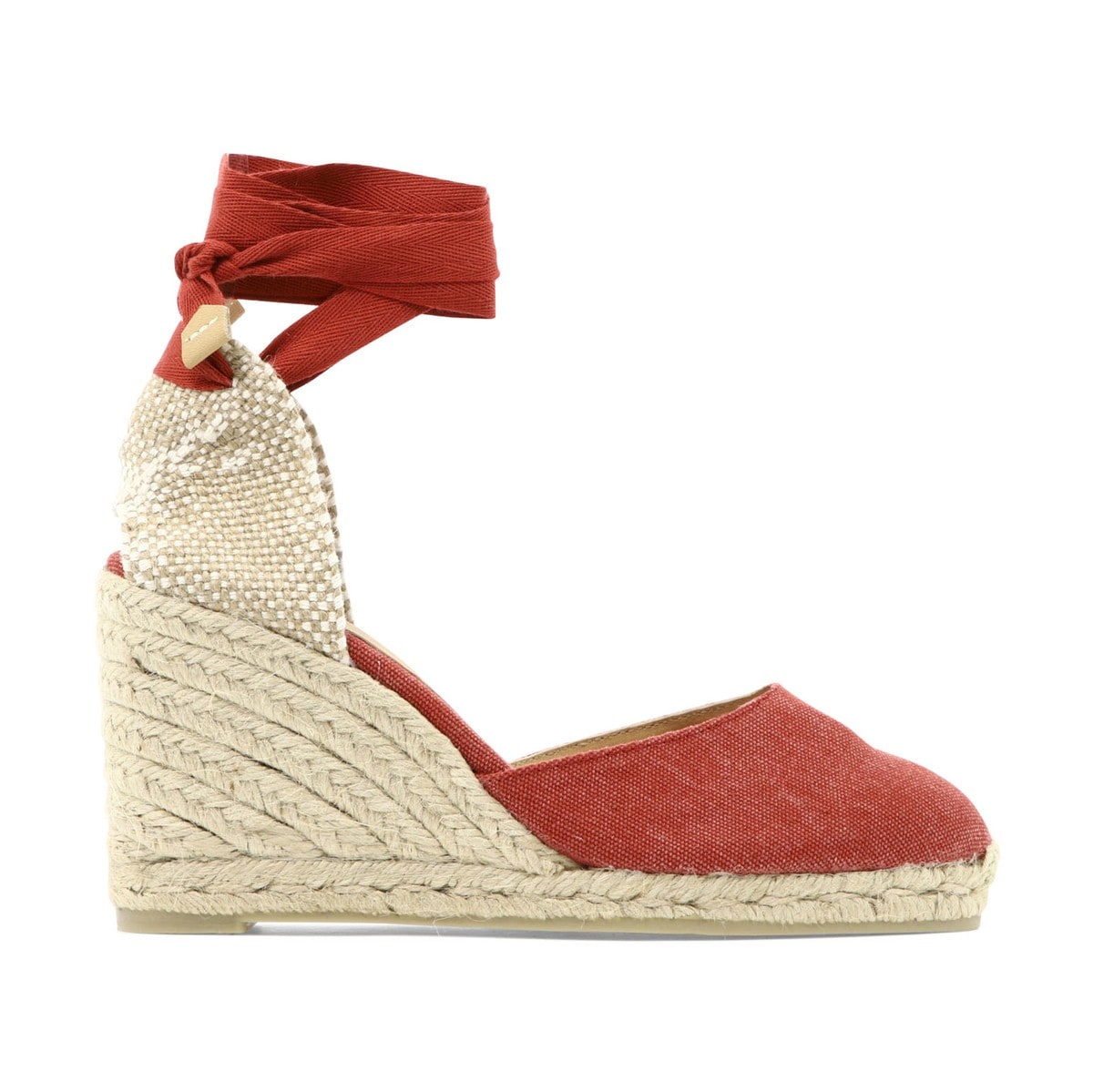 CARINA/8/002ROJO CARMIN レッド 春夏2024 フラットシューズ レディース vi