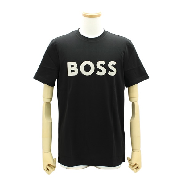 Tシャツ 50481923-001 半袖 ラバープリントロゴ ブラック