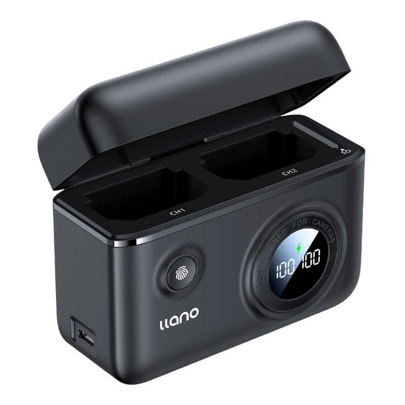 LLANO カメラバッテリー 急速充電器 LP-E6/LP-E6N/LP-E6NH用 CHARGER-LP-E6NH