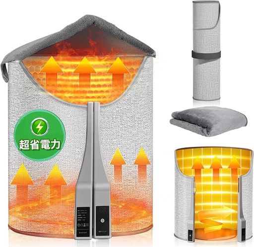 YACO パネルヒーター 足元ヒーター 暖房器具 デスクヒーター 遠赤外線デスクヒーター 折り畳み式 踏み型 四面発熱 五面遮る 転倒自動オフ 過熱保護 省エネ 速热 足温器