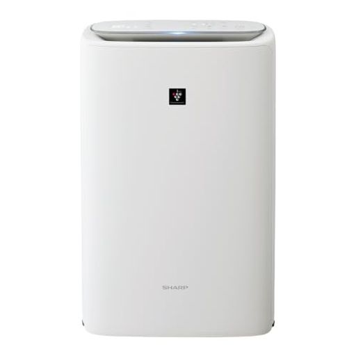 シャープ 空気清浄機 KI-SS50-W プラズマクラスター 25000 加湿 浮遊・付着ウィルス 花粉 空気浄化 薄型スリム おすすめ畳数 13畳 加湿量 600ML/H