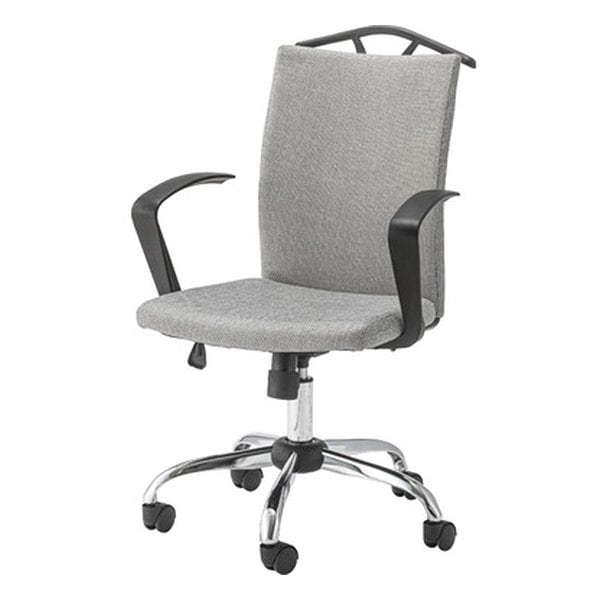 オフィスチェア グレー 幅58.5×奥行き67×高さ96-104×座面高43-51cm OFC-40GY
