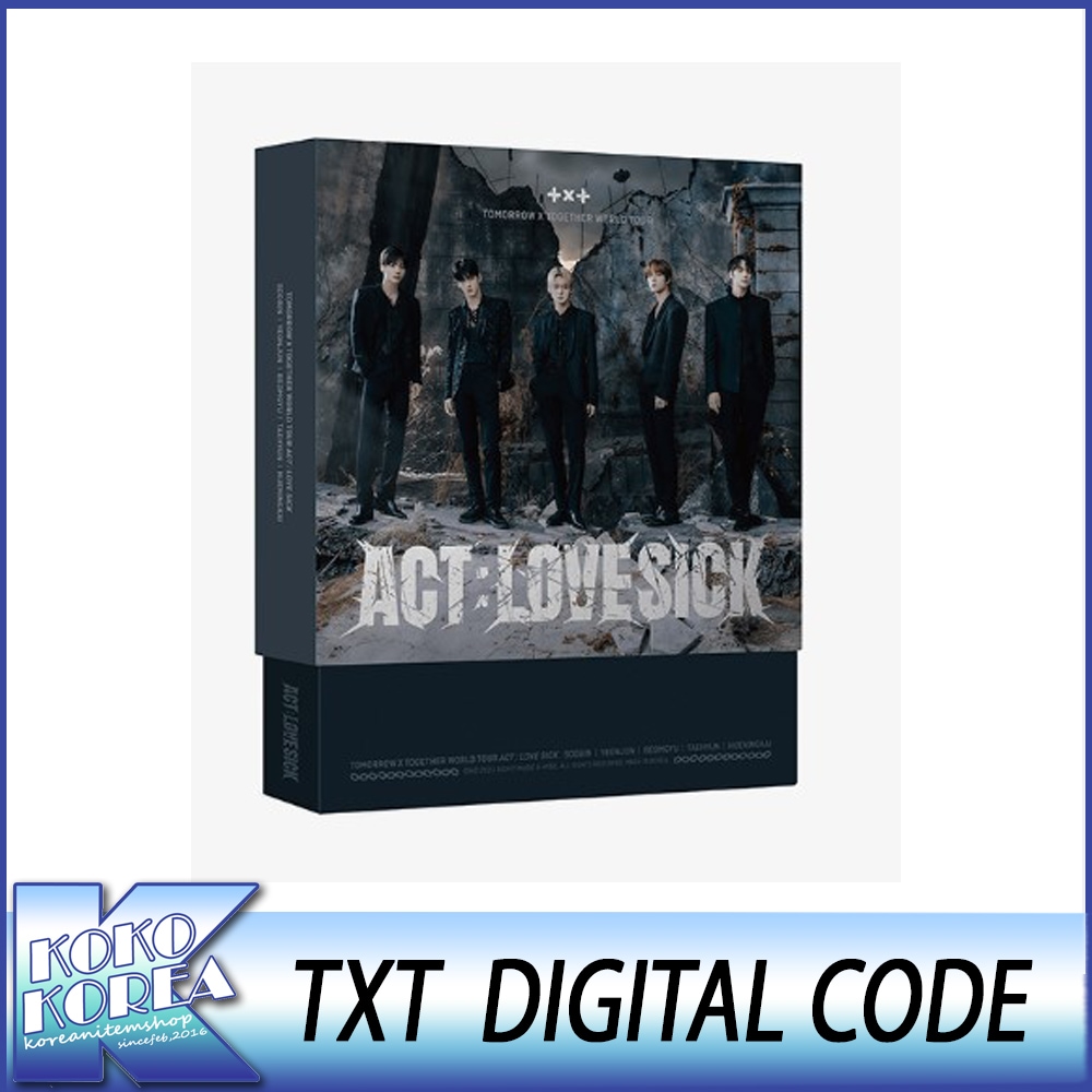 TXT DIGITAL CODE 公式グッズ TOMORROW X TOGETHER WORLD TOUR ACT : LOVE SICK IN SEOUL DVD
