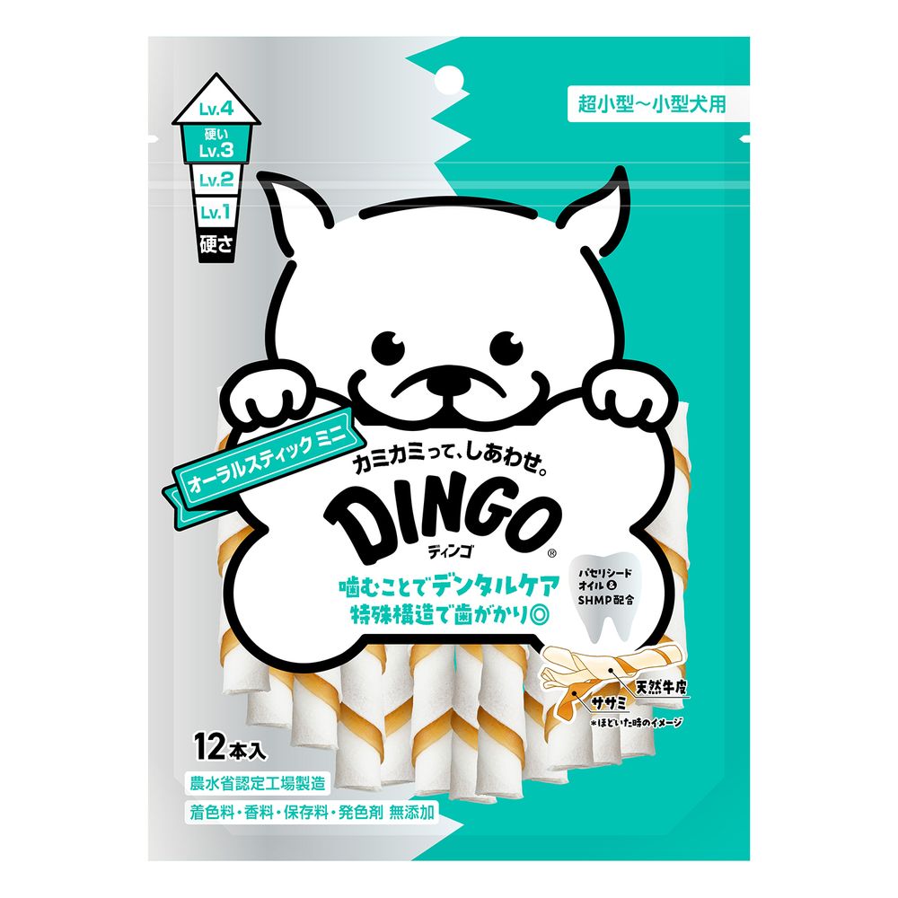 （まとめ買い）ディンゴ オーラルスティック ミニ 12本入 犬用おやつ [x7]