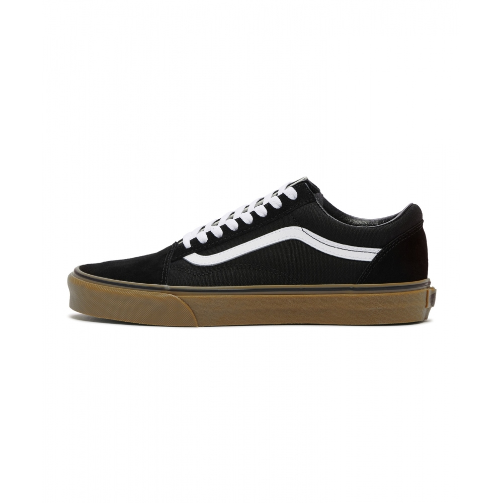 バンスオールドスクール（ガム）ブラック：ホワイトVN0001R1GI61 Old Skool（Gumsole）black medium gum