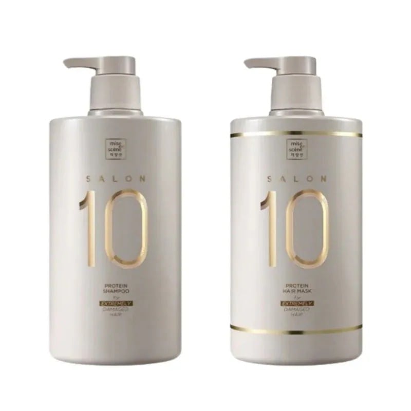 サロン プラス クリニック 10 セット, 超ダメージヘア用(シャンプー 990ml + エッセンスパック 990ml )