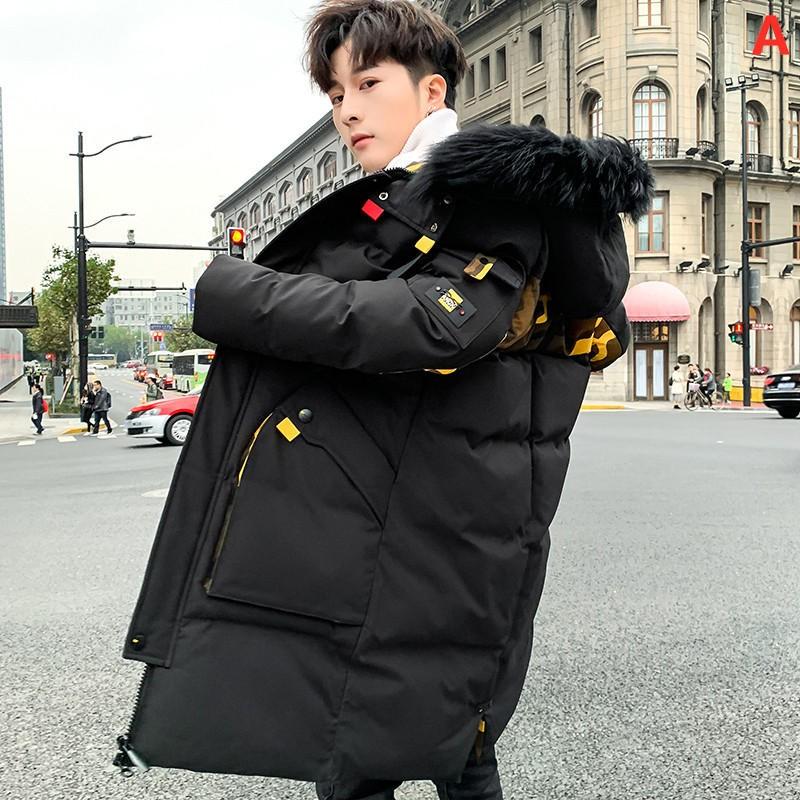 メンズ アウター ダウンジャケット 冬服 中綿コート 防寒 ダウンコート ロングコート 厚手 冬物 暖かい 中綿 アウター フード付き ジャケット