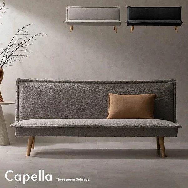 宮武製作所 SFB-A1653P GJ グレージュ Capella(カペラ) 3Pソファベッド メーカー直送