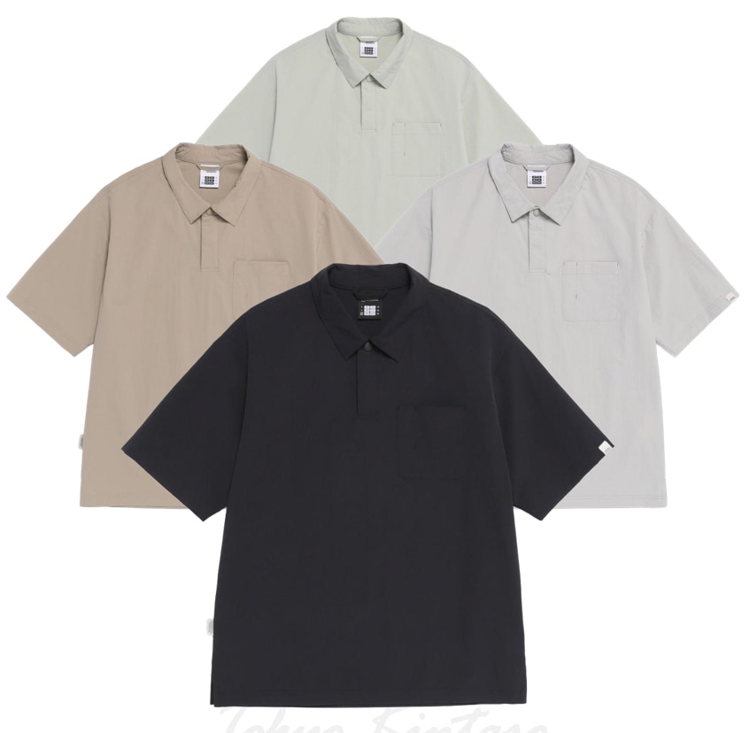 FREEZE STRETCH SEMI-OVERFIT COLLAR T-SHIRT (N262UPL142)