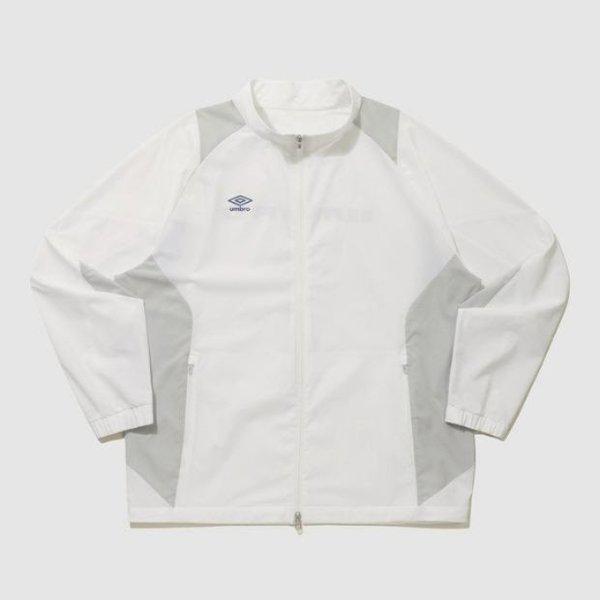 ウインドブレーカー KQF UQ123SJK22-WHT アクティブ オールラウンド エアホール スタンドネック ウインドブレーカー ジャケット WHITE