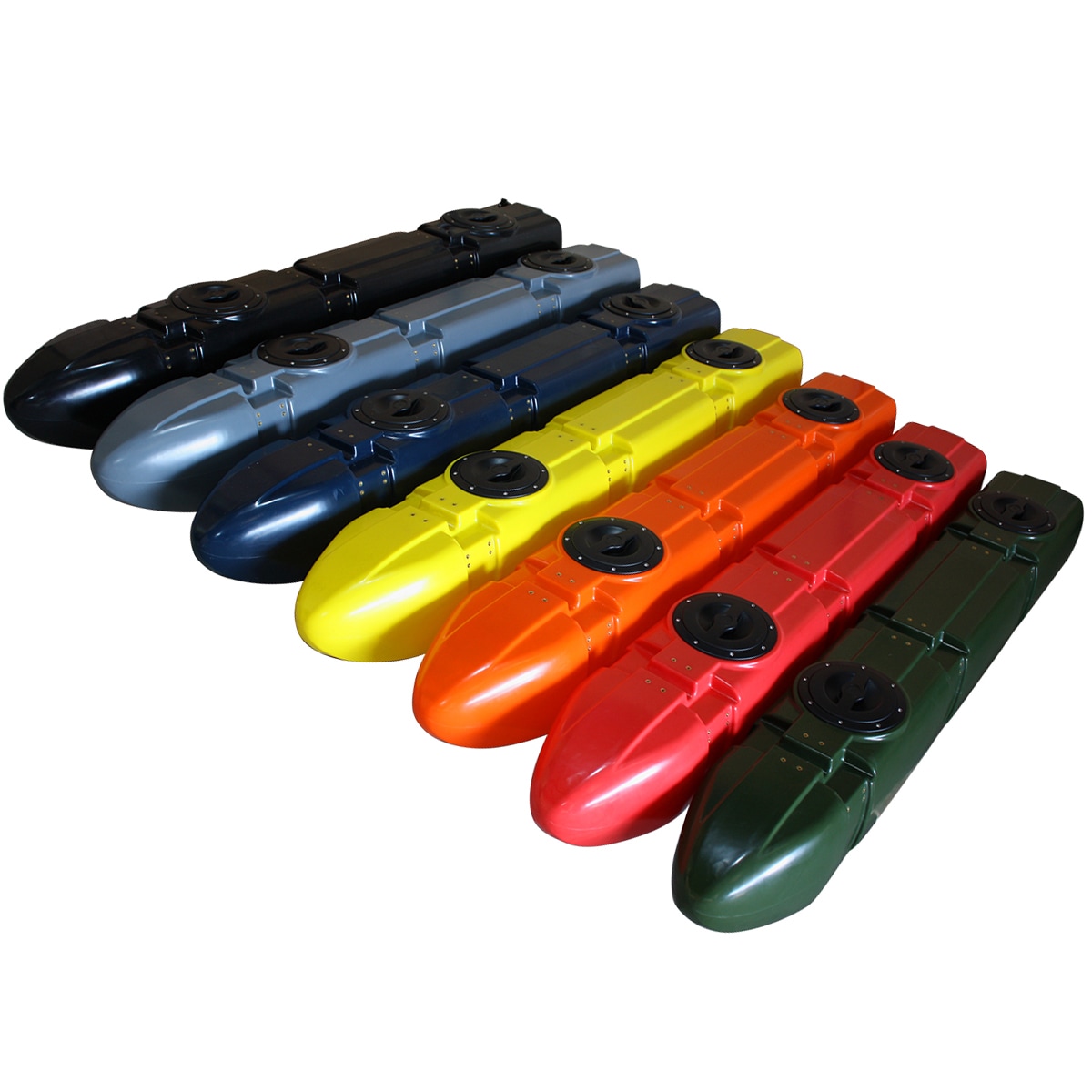 樹脂製サイドフロート 1750 ボート用 左右セット 釣り カヌー カヤック フィッシング