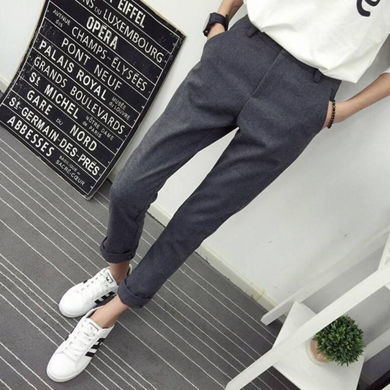 2color レディース テーパード9分丈パンツ ボトムス パンツ ストレートパンツ クロップドパン