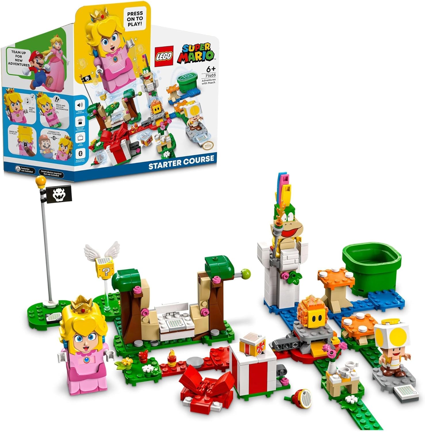 レゴ LEGO スーパーマリオ レゴ ピーチ と ぼうけんのはじまり スターターセット 誕生日プレゼント 71403 おもちゃ ブロック プレゼント テレビゲーム 男の子 女の子