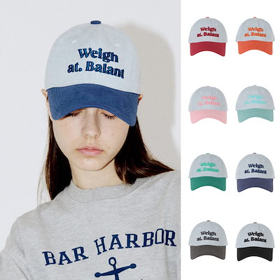 Qoo10] BALANT デニム 刺繍 ベースボールキャップ