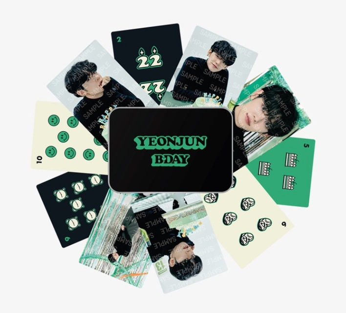 TXT YEONJUN - B DAY BIRTHDAY PARTY PHOTO CARD SET ほぼ新品