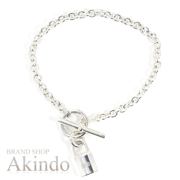 【新品同様】エルメス ブレスレット アミュレット カデナ チェーンブレス シルバー925 SV925 Ag HERMES メンズ レディース エルメス アクセサリー ジュエリー ブランド プレゼント