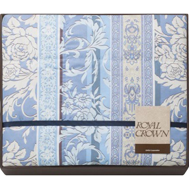 洗える羽毛肌掛ふとん ブルー