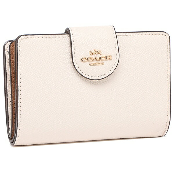 二つ折り財布 ホワイト レディース 6390 IMCHK アウトレット