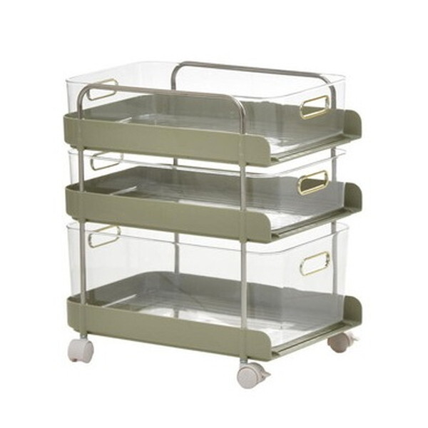 B.Bファニシング フェミニワゴン 3段 グリーン メーカー直送