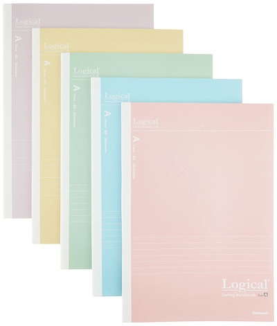 他サイト： ナカバヤシ　ロジカル抗菌表紙 セミB5 スモーキー A罫 30枚 5P　NB514A5Pの商品画像