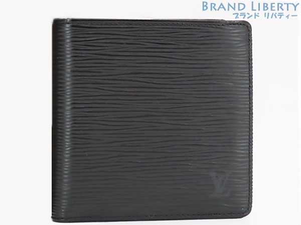 美品ルイヴィトンエピポルトビエカルトクレディモネ二つ折り財布コンパクト財布マルコブラックM60612