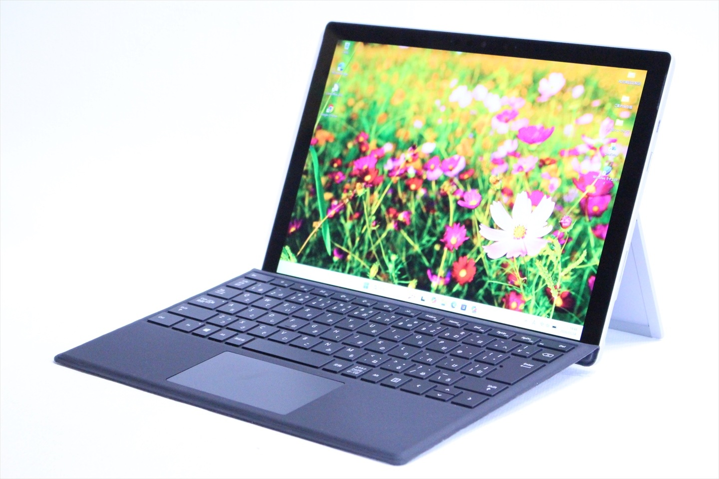 即配 良品 バッテリー良 純正キーボード付 11世代Corei5 Surface Pro7+ i5-1135G7 8G 256G 12.3タッチ Wi-Fi6 AAA評価