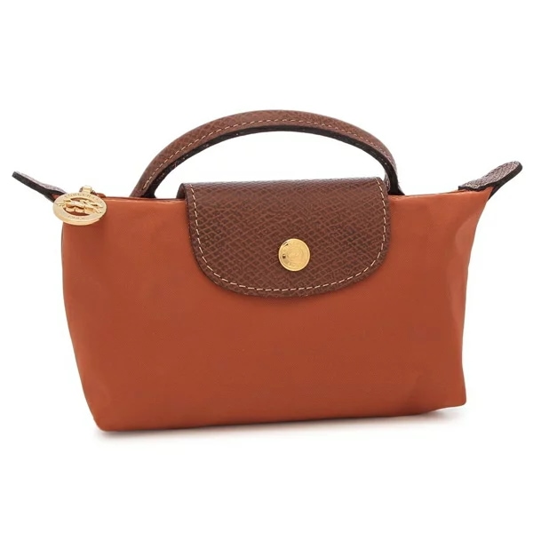 ポーチ プリアージュ オリジナル ハンドル付き リサイクル エコ サステナブル オレンジ レディース 34175 089 P97