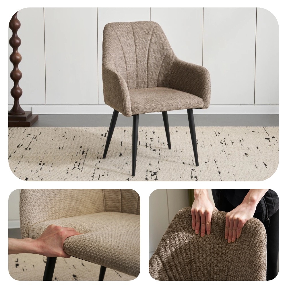 【大好評！最安値挑戦!】【国内即発送】【単品１脚】ダイニングチェア 椅子 コンパクト スチール脚 来客対応チェア おしゃれ 組立簡単 北欧風 イス テレワーク 在宅ワーク耐荷重130kg