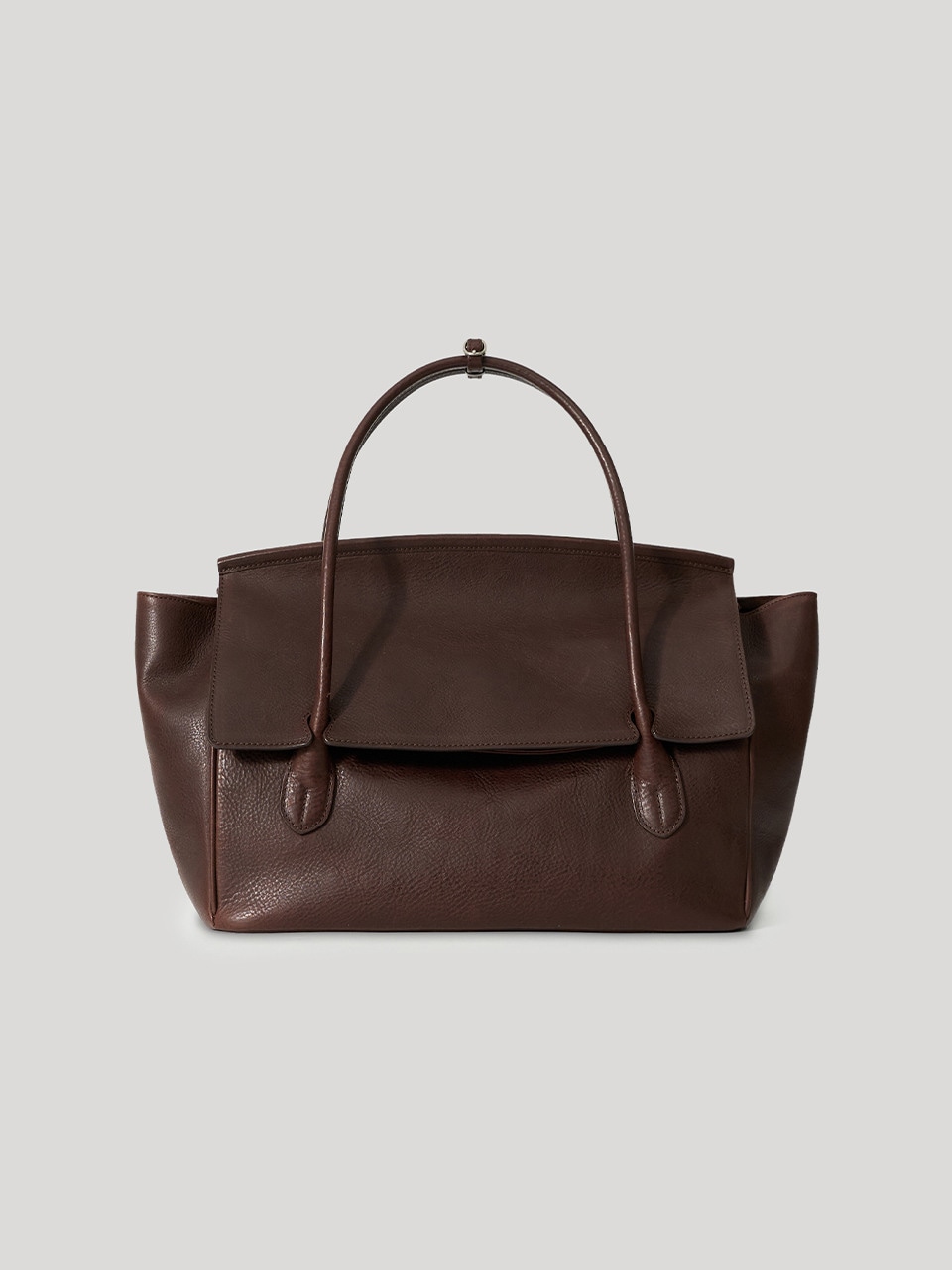 キンダーサーモン Tessa Leather Tote Bag Dried Plum