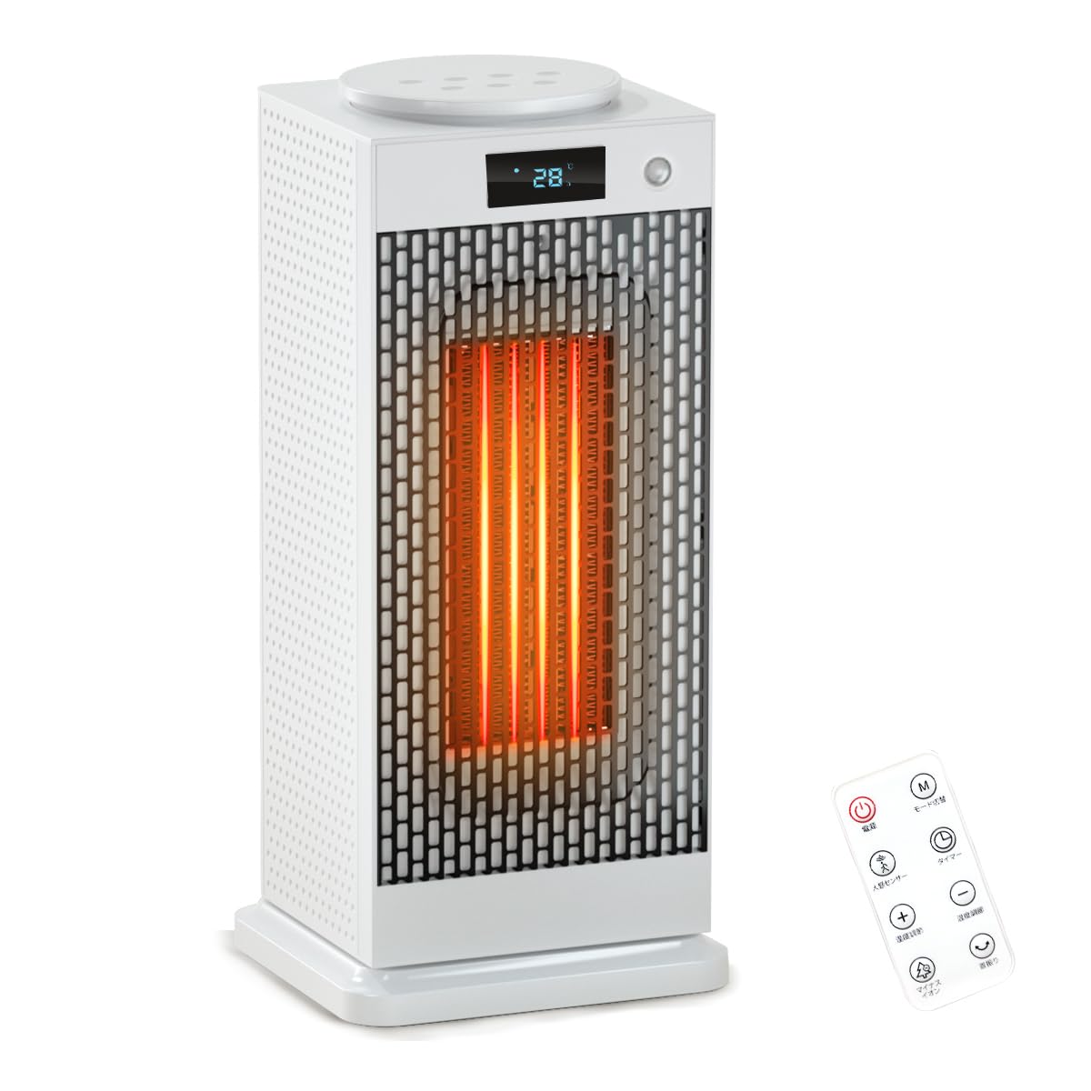 『✨2023冬新型』 ✨セラミックヒーター 【ECO知能恒温 節電対策】 Amazon | ヒーター セラミックヒーター 人感センサー付き 首振り
