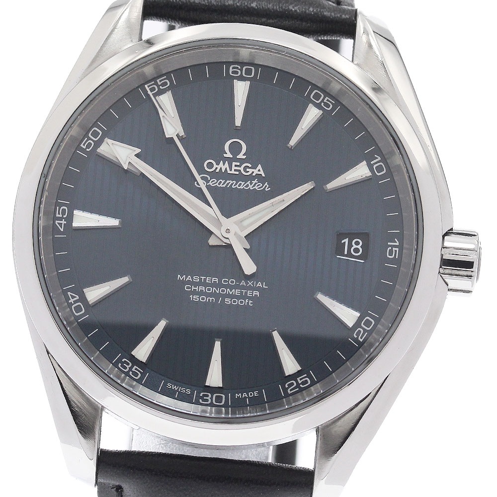 オメガ OMEGA 231.13.42.21.03.001 シーマスター アクアテラ マスターコーアクシャル クロノメーター 自動巻き メンズ _955703【中古】