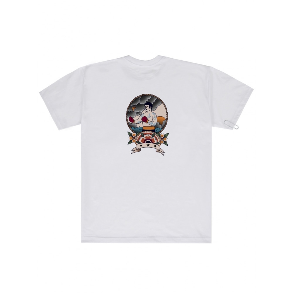 GRAVER ビッグボクシングスコッチロゴショートスリーブ T シャツホワイト 8,134円
