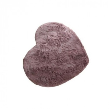 グラムスタイル シフォン ハート型 PU オールドローズ 150x130cm 「GSCD312201」