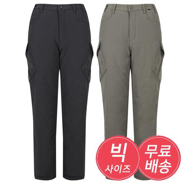 メンズ冬多目的ポケットバンディング起毛防寒パンツIE-PTW-4001
