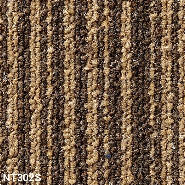 裏面のり付加工 耐候性/耐薬品性/静電性に優れたカーペットタイル VALUE LINE NT-302S 12枚セット