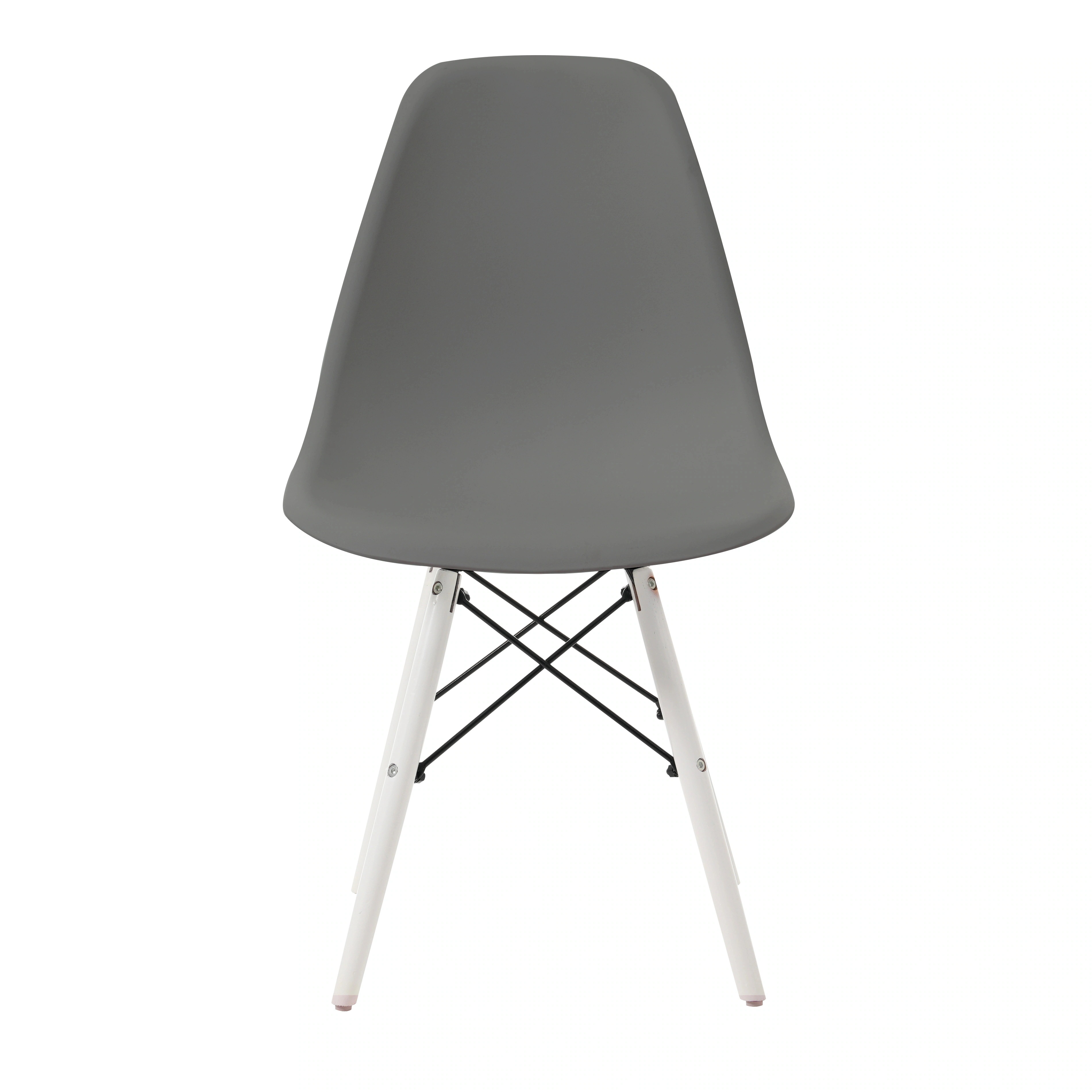 イームズチェア リプロダクト ダイニングチェア ダイニングチェアー イームズチェア DSW eames イームズ チェアー DSW イームズ椅子 チェア イームズチG【2脚 グレー座面＆ホ