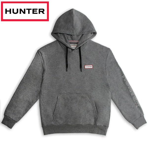 ハンター HUNTER ユニセックス プレイ ラバライズ ハンターロゴ フーディー URJ1504CTN-GML