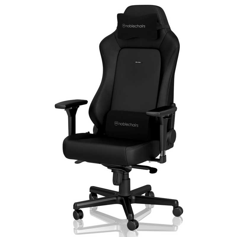 NOBLECHAIRS　ゲーミングチェア HERO ヒーロー BLACK EDITION ブラックエディション noblechairs マットブラック　NBL-HRO-PU-BED-SGL