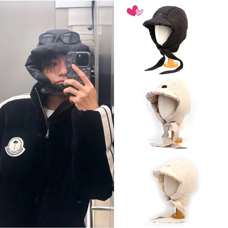[BTS V(テテ)着用]特典付き/UNIVERSAL CHEMISTRY/ Bubble Padding Black Balaclava