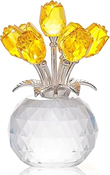 Kertari 誕生日プレゼント女性 人気 【正規品】k9クリスタル バラ花 枯れな