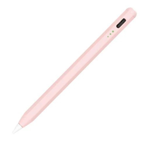 ナカバヤシ TPEN-002P iPad専用充電式タッチペン ショートタイプ USB-A充電式 ピンク