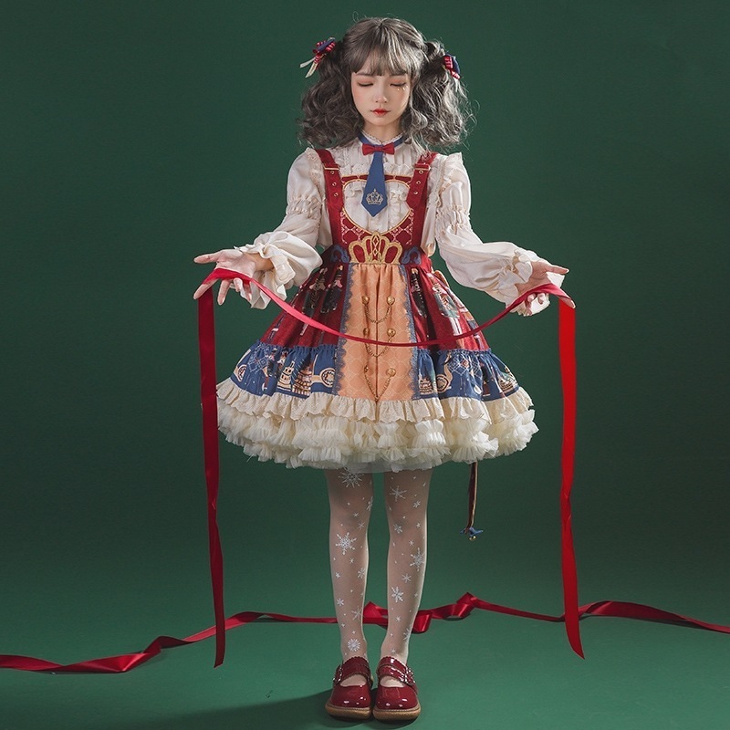 三点セット最高品質二次元メイド服コスプレマルチスタイルセットロリータメイドかわいい新作/公主メイド服洋装 /古風改良/コスプレ/ロリータお茶会/ゴスロリ/洋風/貴族風 2025福袋