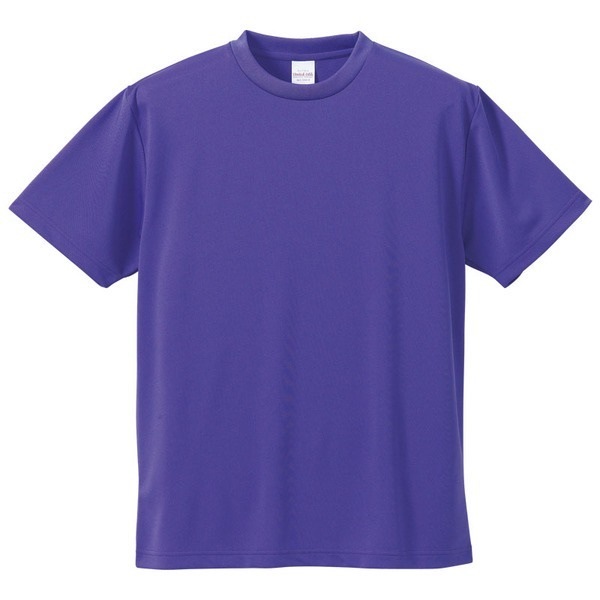 UVカット/吸汗速乾/5枚セット/4.1オンスさらさらドライ Tシャツ バイオ レッドパープル L