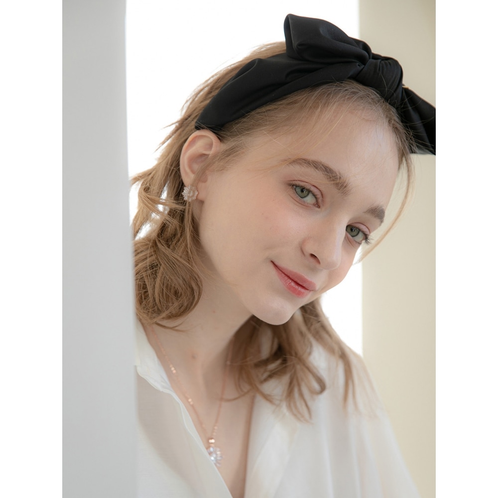 Jean Paul Clarisse ナチュラルリボン ヘアバンド LFHB0659