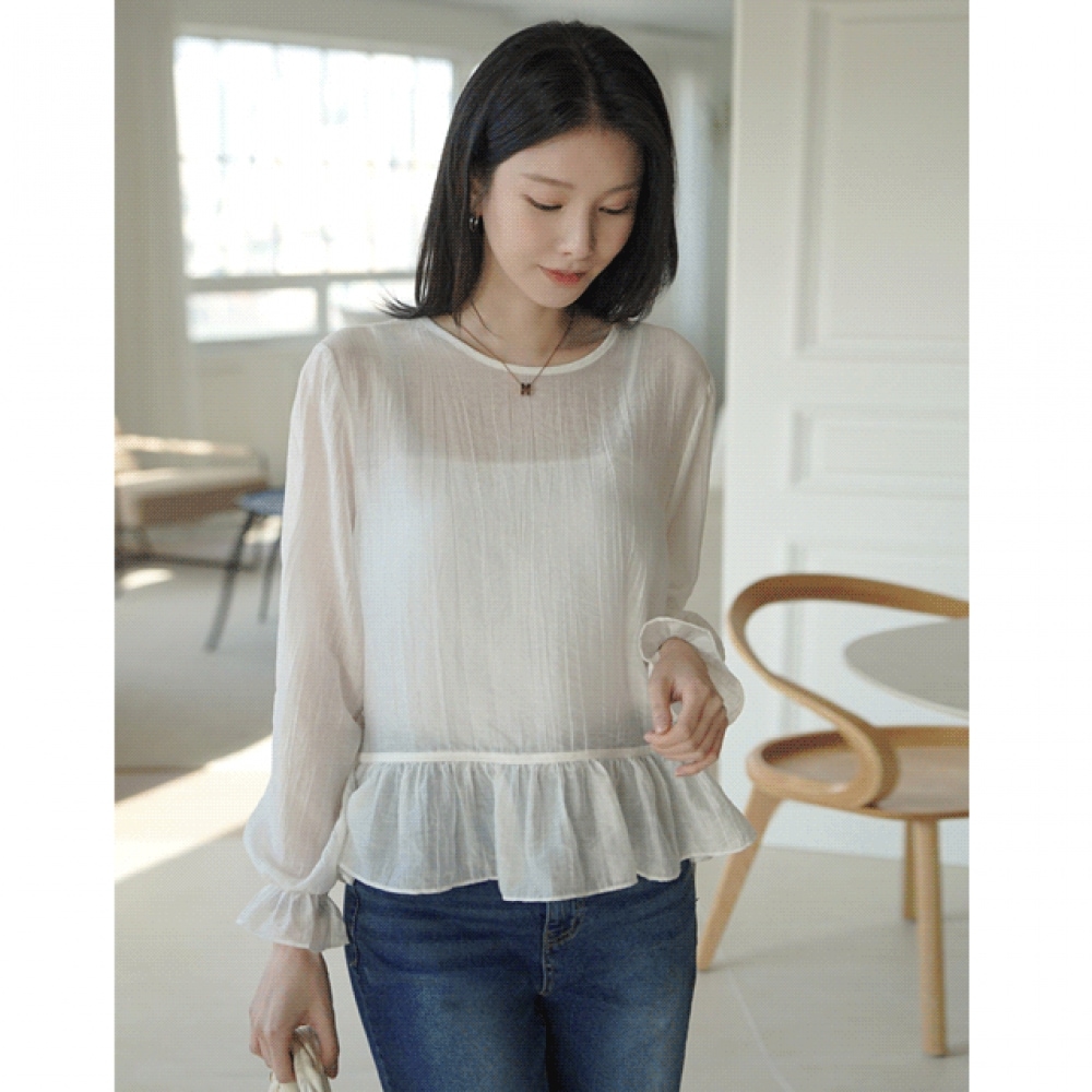 クリックアンドファニー デュインス フリルブラウス