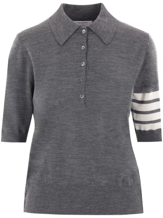 THOM BROWNE Women Polo Shirts FKP053A Y1014035 Grey