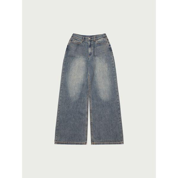 女性バンディングウルトラソフトスーパーワイドデニムパンツ246 10530 155 611 10 _P408258902