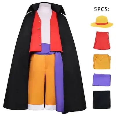 ONE PIECE ワンピース ルフィ コスプレ衣装 ハロウィン コスチューム 変装 仮装期間限定30％