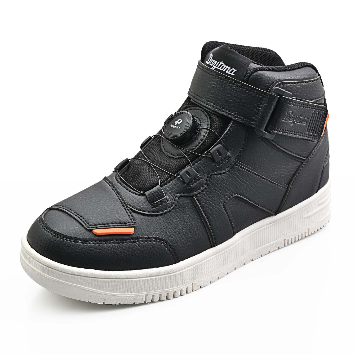 デイトナ ライディングシューズ バイク シューズ 防水 ハイカット リール D-WP DS-501 ブラック 25.0cm 49026